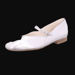 Outlet Paul Green Damenballerina Silber metallic