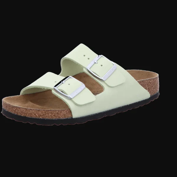 Sale Birkenstock Damenpantolette Wellness Faded Lime