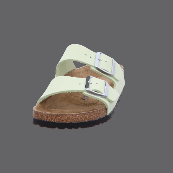 Sale Birkenstock Damenpantolette Wellness Faded Lime