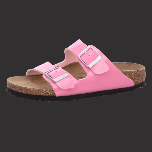 Sale Birkenstock Damenpantolette Wellness Patent Candy Pink/Black