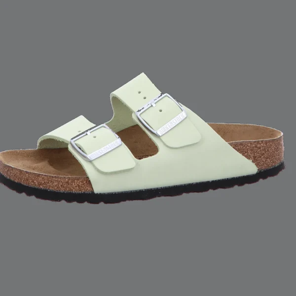 Sale Birkenstock Damenpantolette Wellness Faded Lime