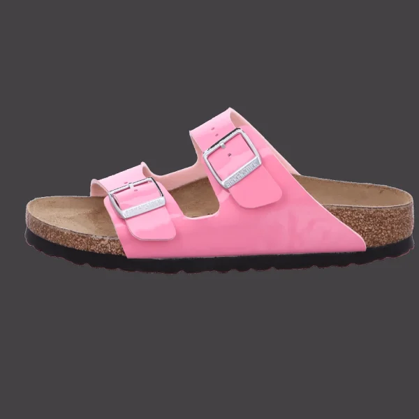 Sale Birkenstock Damenpantolette Wellness Patent Candy Pink/Black