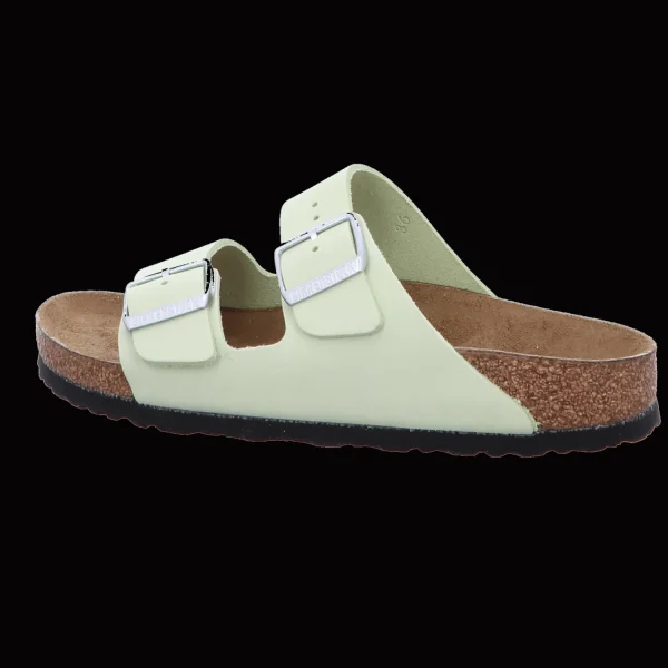 Sale Birkenstock Damenpantolette Wellness Faded Lime