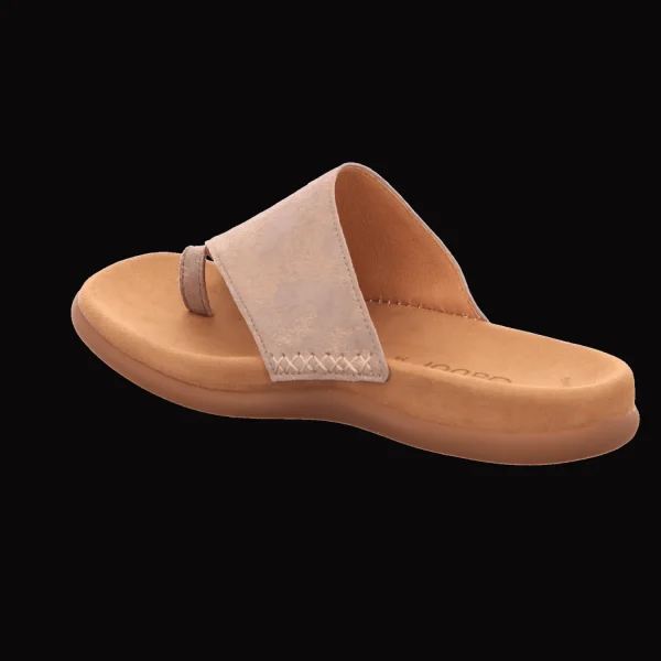 Discount Gabor Damenpantolette Wellness beige