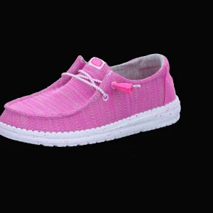 New Hey Dude Shoes Damenslipper Canvas pink