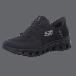 Cheap Skechers Damenslipper sportiv schwarz