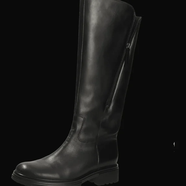 Online Gabor Damensschaftstiefel schwarz(altsilber)