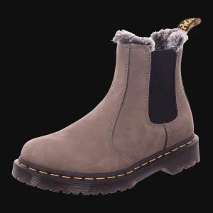 Discount Dr. Martens Airwair Damenstiefel warm Mode grau