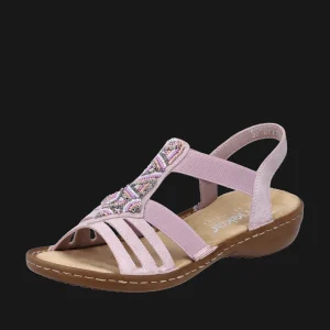 Flash Sale Rieker FSK Damen Sandalen rosa