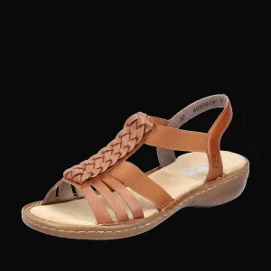 New Rieker FSK Damen Sandalen braun