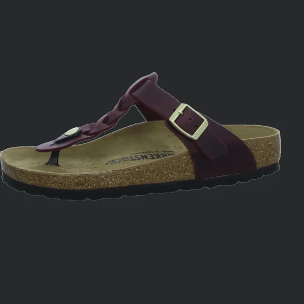 Flash Sale Birkenstock Gizeh Braided LEOI Zinfandel rot