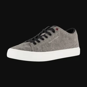 Online Tommy Hilfiger Herrenschnürschuh Canvas grau