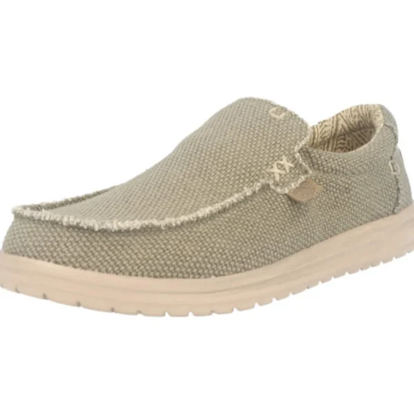 Cheap Hey Dude Shoes Herrenslipper Canvas grün