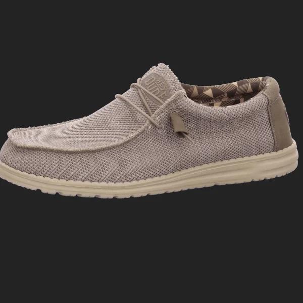 Online Schuh Heinrich Herrenslipper Canvas beige