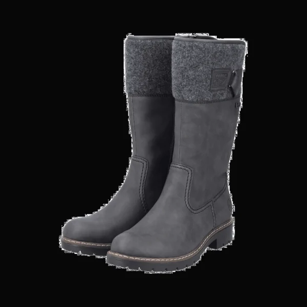 Outlet Rieker HWK Damen Stiefel grau