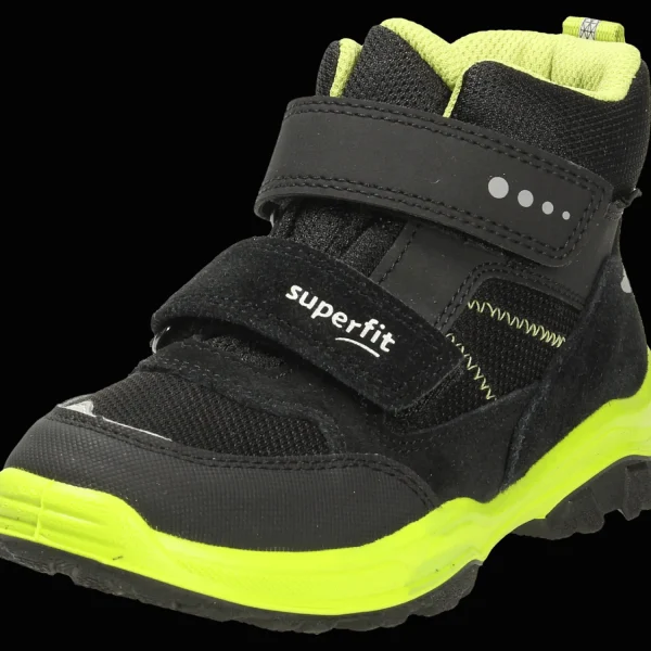 Store Superfit Kids Stiefel kalt SCHWARZ/HELLGRÜN