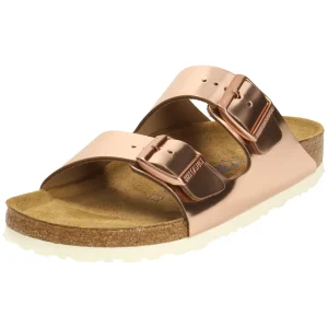 Fashion Birkenstock Pantoletten gold