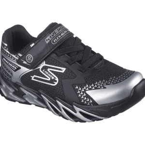 Best Sale Skechers S Lights: Flex-Glow Bolt Schwarz